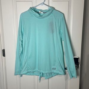 Blue under armor sweatshirt